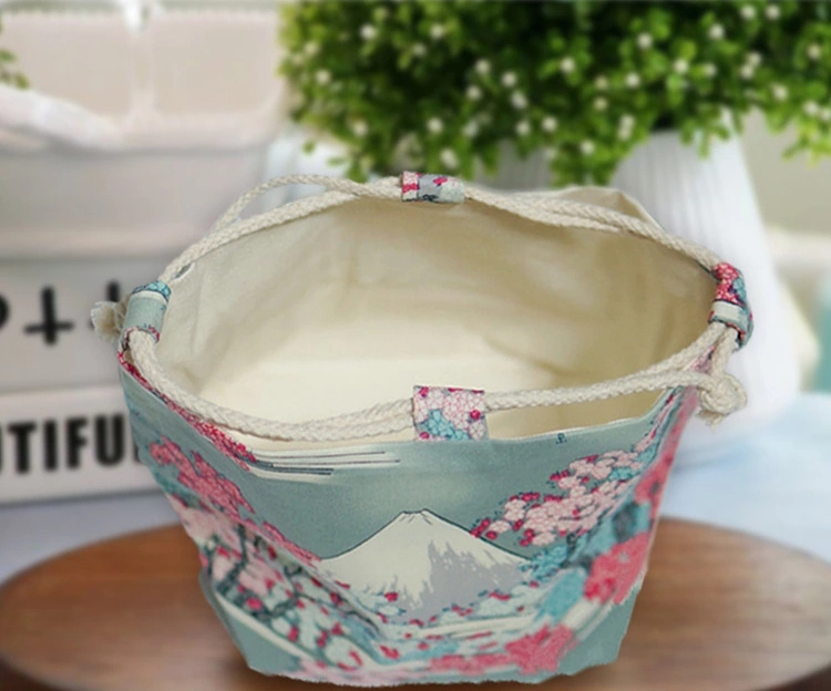 Vintage Creative Embroidery Handmade Storage Cosmetic Drawstring Bag