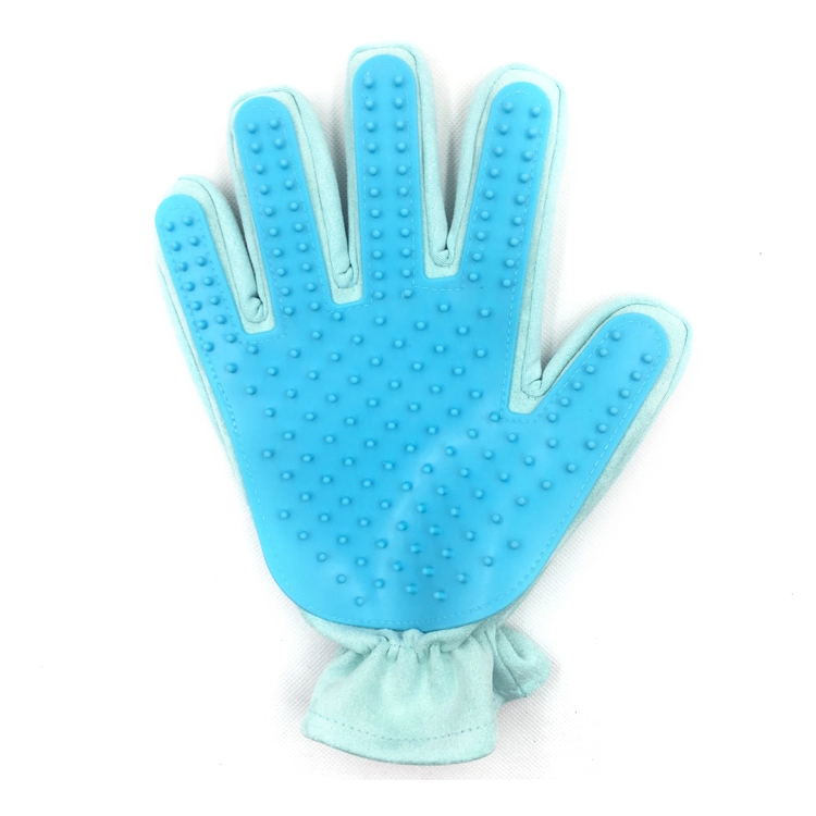 2018 New Design Upgrade Pet Grooming Glove Custom Logo