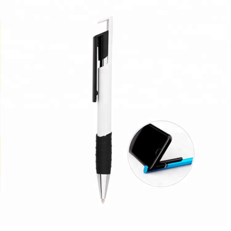 Multi Color Custom Logo Printed Phone Holder Ball Pen Refill Ballpoint Pen