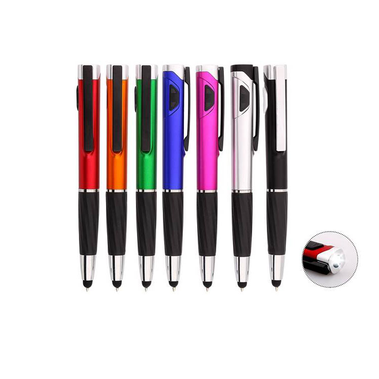 Customized Stylus Luxury Ballpoint Expensive Led Light Ballpoint Pens