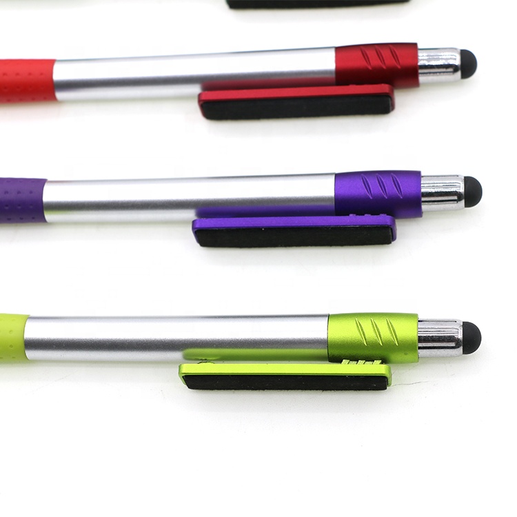 New Design Promotional Custom Logo Ballpoint Pen Touch Pen Plastic Ball Pen