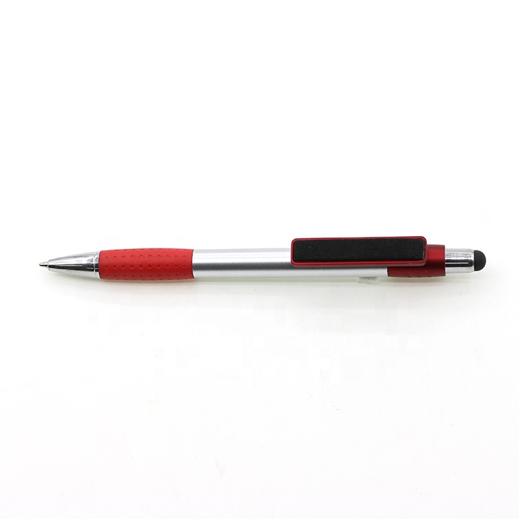 New Design Promotional Custom Logo Ballpoint Pen Touch Pen Plastic Ball Pen