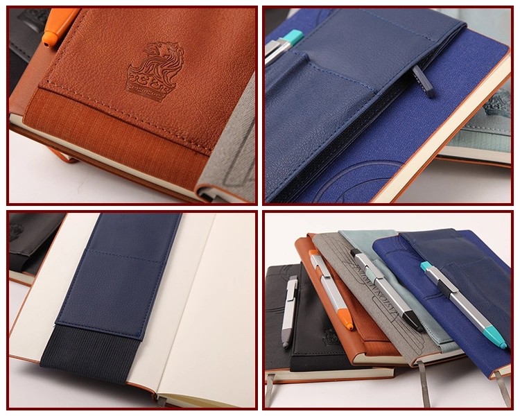 Classic Fashion PU Cover Pocket Notebook Diary Notebook School Office Notebook