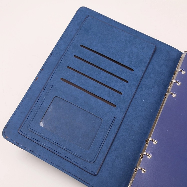 Custom Hardcover Magnetic Buckle Loose-Leaf PU Leather Notebook Custom Notebook