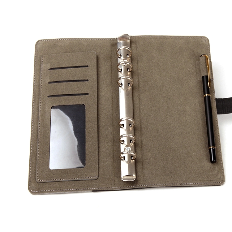 Loose-Leaf Diary Notebook With Pen Waterproof School Notebook Custom Inner Pages