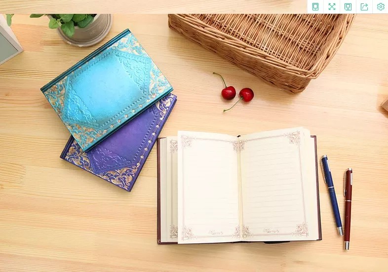 High Quality Cheap Custom Hard Cover Notebook