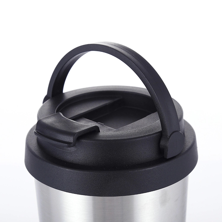 New Custom Logo Portable 500 ml Car Coffee Cup Water Mugs Stainless Steel Bottles