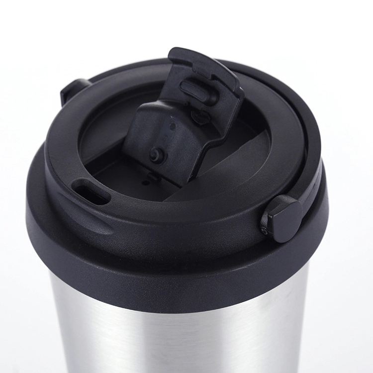 New Custom Logo Portable 500 ml Car Coffee Cup Water Mugs Stainless Steel Bottles