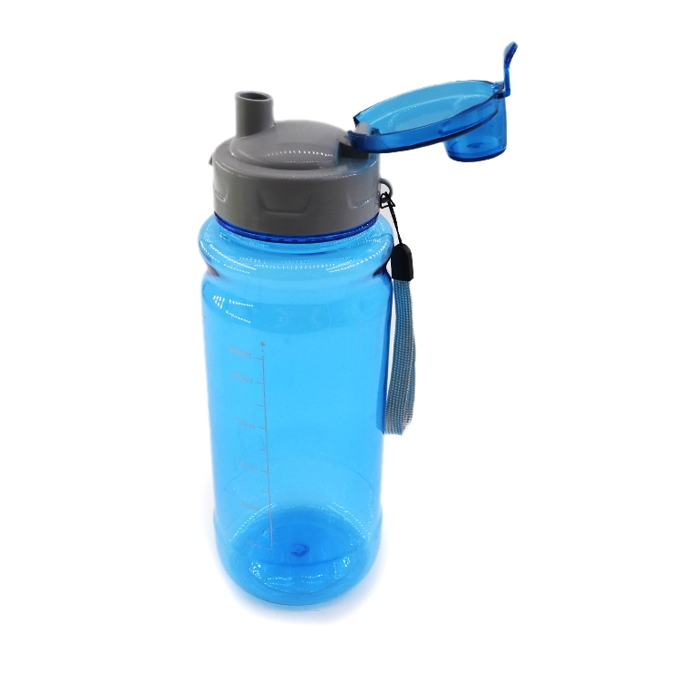 plastic travel tumbler with lid portable sports water bottle