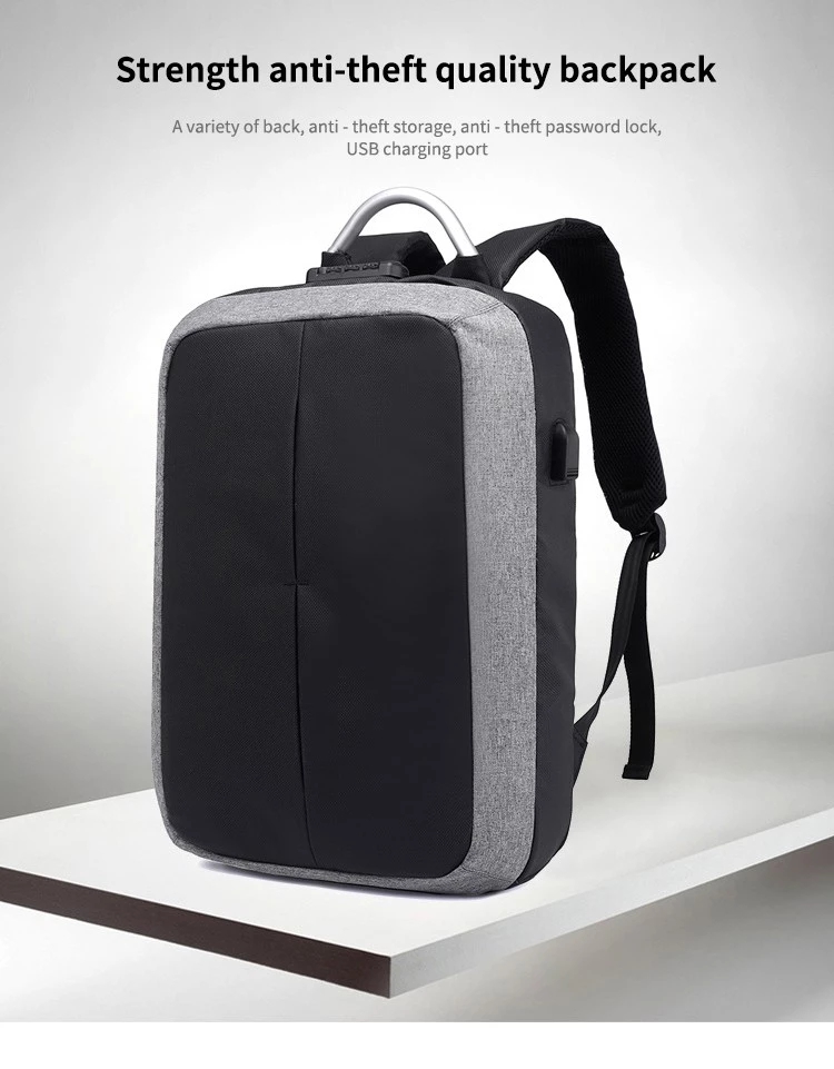 Wholesale new business trip fashion backpack water resistant backpack multi-function anti-theft with usb charging bag