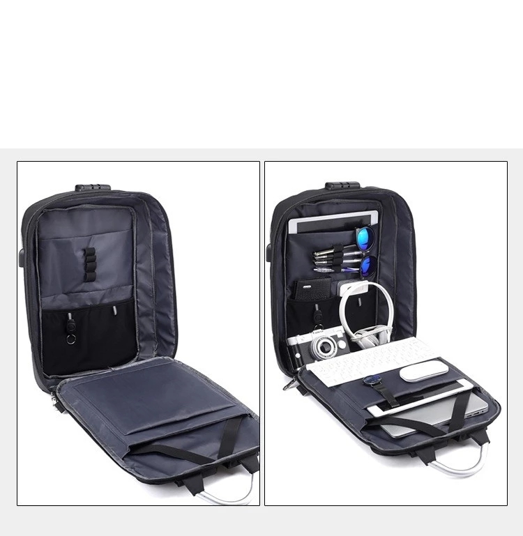 Wholesale new business trip fashion backpack water resistant backpack multi-function anti-theft with usb charging bag