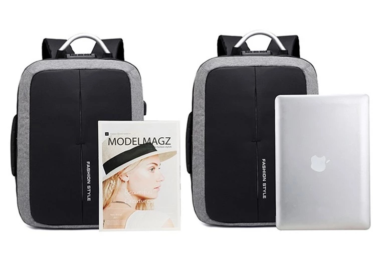 Wholesale new business trip fashion backpack water resistant backpack multi-function anti-theft with usb charging bag