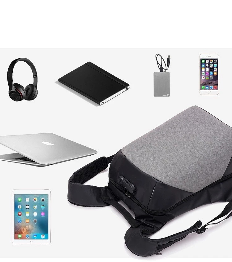 USB charging smart backpack anti-theft password lock shoulder waterproof business travel college backpack