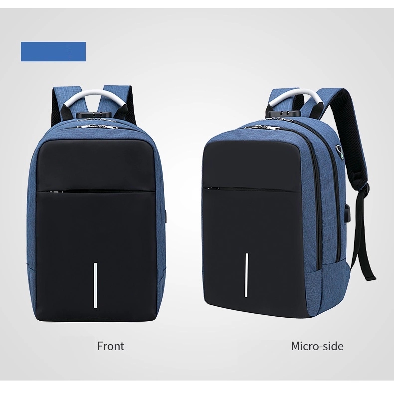 Wholesale new fashion backpack water resistant with usb college anti theft laptop school bag