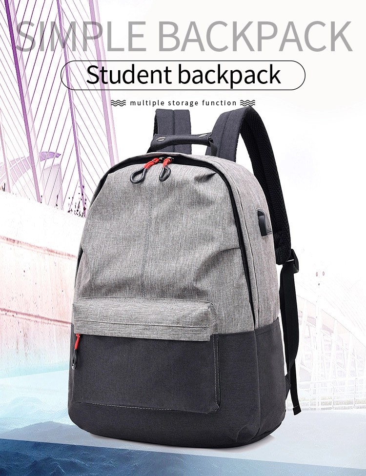 High Quality Hot Sale Waterproof School Bagpack USB Charging Backpack Bag