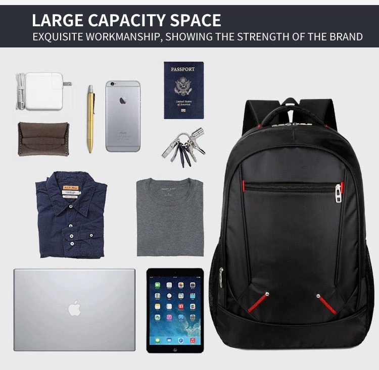 Wholesale Fashion Black Travel Backpack Men Bags for Laptop backpack