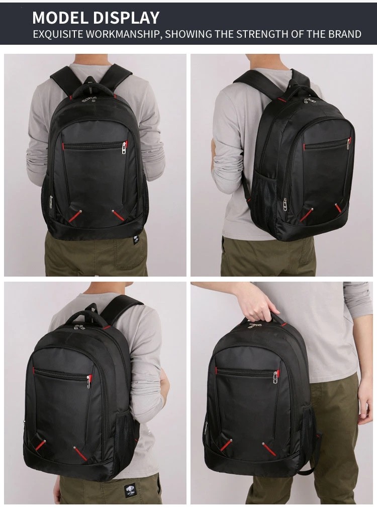 Wholesale Fashion Black Travel Backpack Men Bags for Laptop backpack