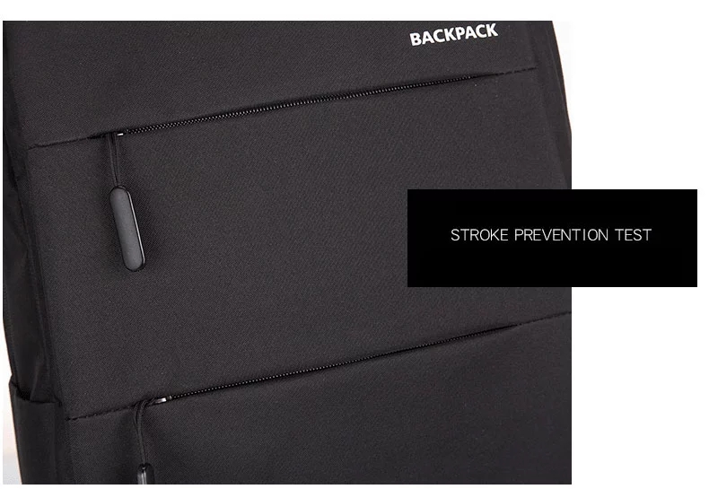 Promotional Fashion USB Charging Backpack Waterproof Business Travel Laptop Bag