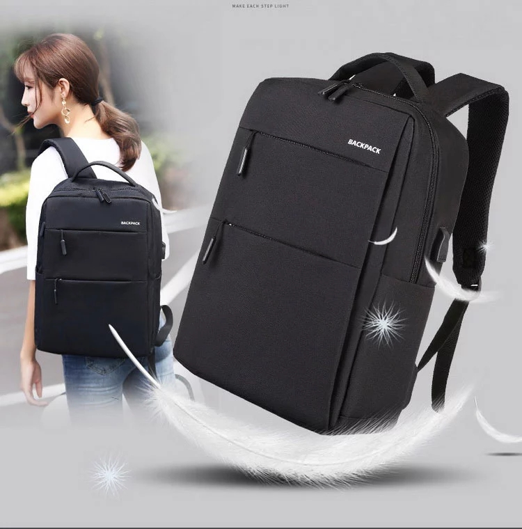 Promotional Fashion USB Charging Backpack Waterproof Business Travel Laptop Bag