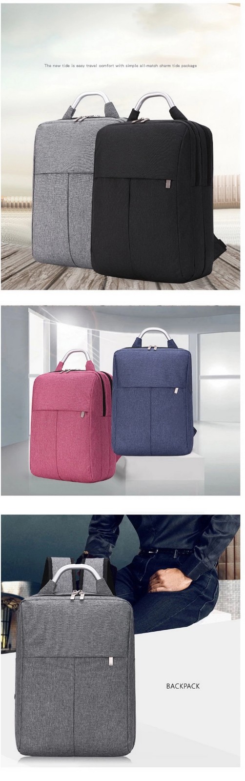 High Quality Laptop School Backpack Bag Waterproof Business Travel Laptop Bag