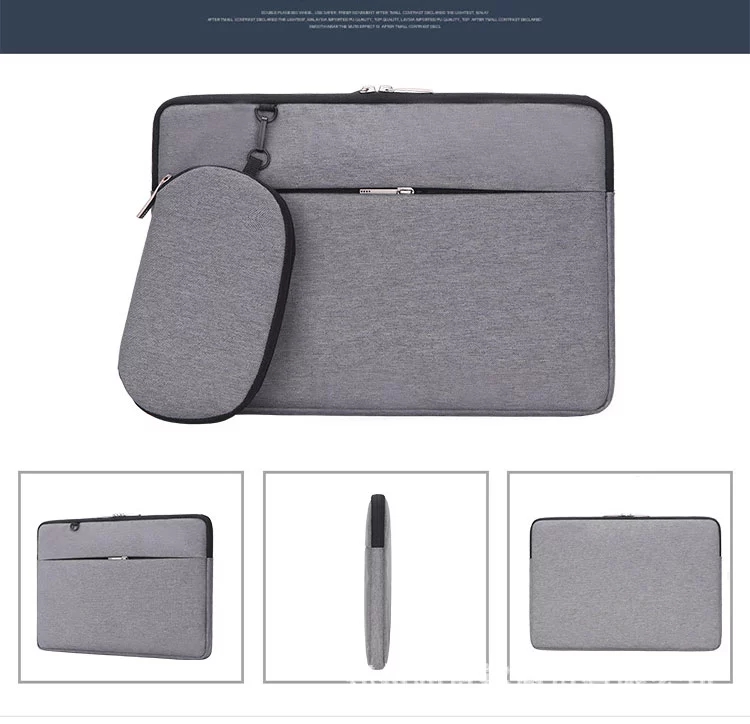 Customized Logo Laptop Sleeve Briefcase Simple Felt Bag Laptop Bag