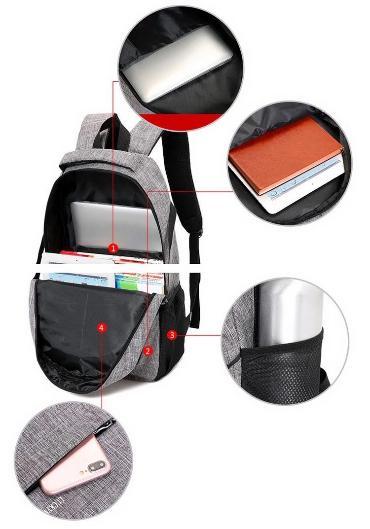 2019 anti theft custom usb charging men back pack laptop bags business laptop backpack