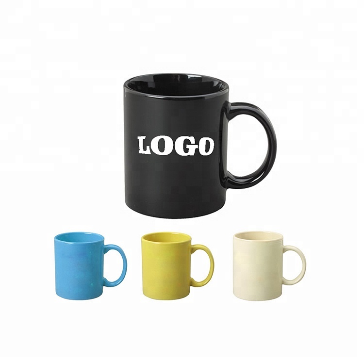 Custom logo silk screen printed coffee mug on alibaba