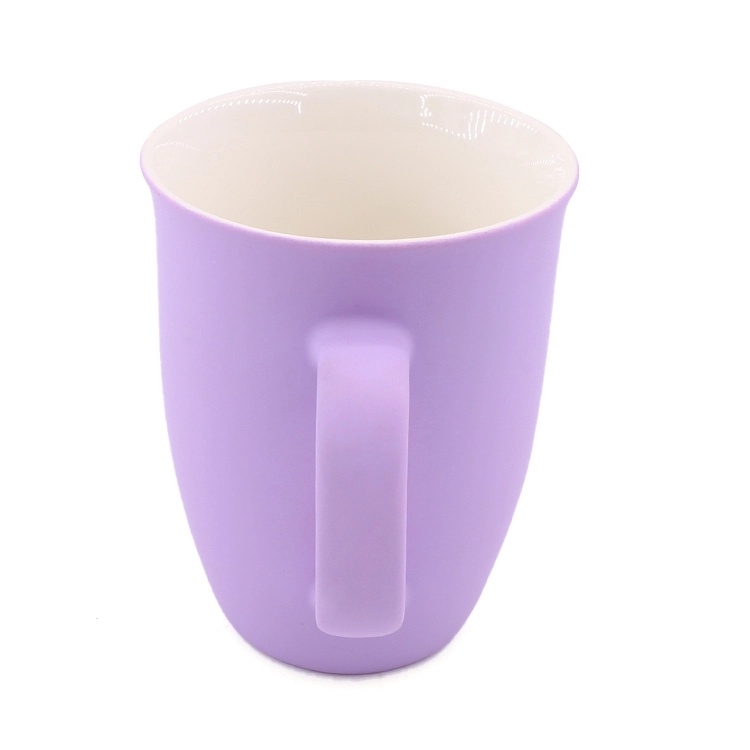 Candy color rubber coating cup Coating mug coffee cup custom