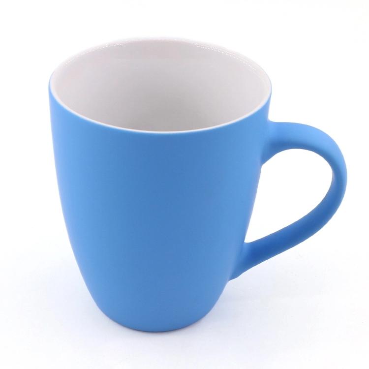 Candy color rubber coating cup Coating mug coffee cup custom