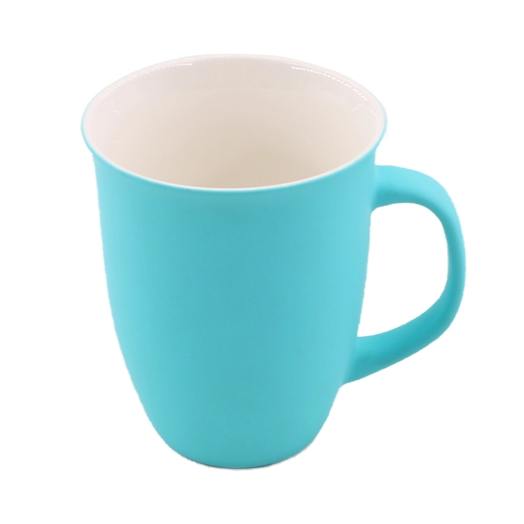 Candy color rubber coating cup Coating mug coffee cup custom