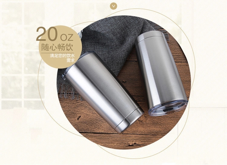 BPA Free 20 oz Coffee Mug Insulated Vacuum Double Wall Stainless Steel Tumbler