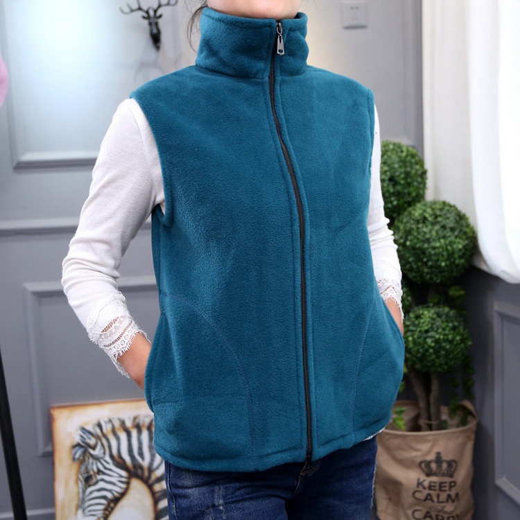 Hot Selling Sleeveless Jacket Women Waistcoat Fleece Vest