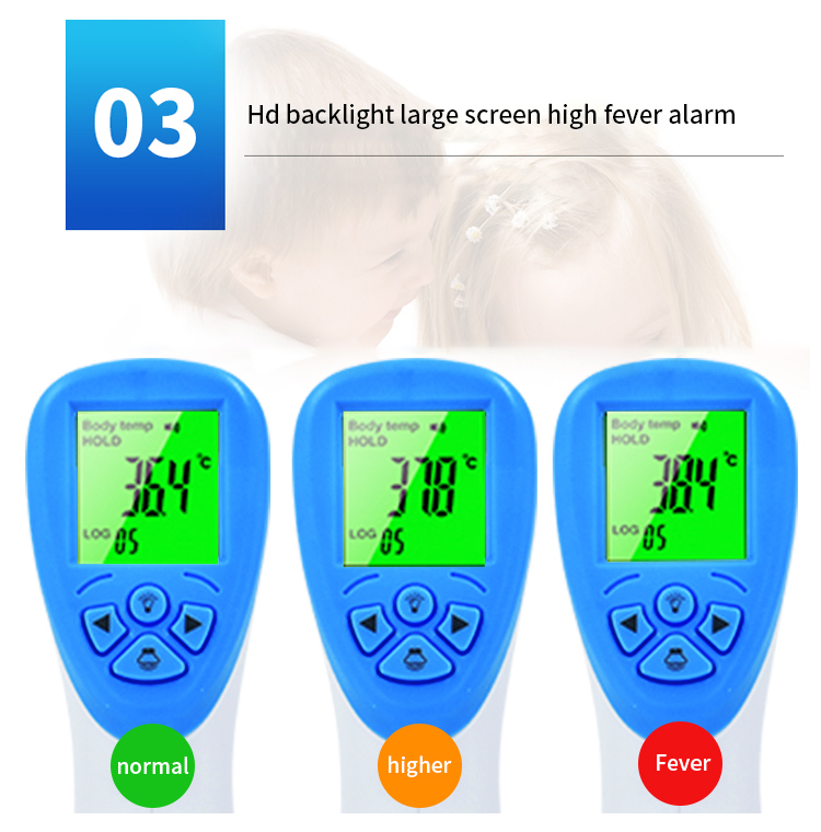 Medical Non Contact digital electronic body baby ir forehead infrared thermometer gun