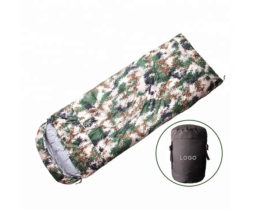 Camouflage single sleeping bag Outdoor Portable Double Adventure Camping Hiking Sleeping Bag