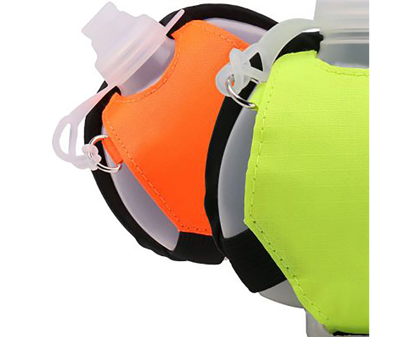 Running Sport Water Bottle Portable 200 ML BPA Free Plastic Wrist Water Bottle with Strip