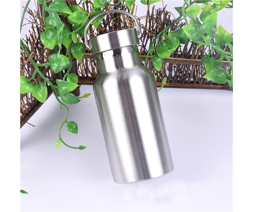 Double wall stainless steel vacuum flask water bottle stainless steel water bottle sport with custom logo