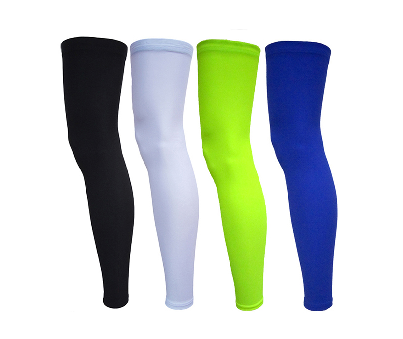 Sun Block Leg Elastic Non-slip Breathable Tight Solid Leggings