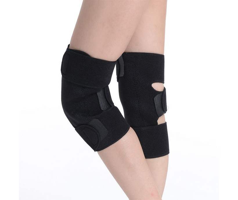 New Warm Sport Black Neoprene Leg Guard Knee Brace Support