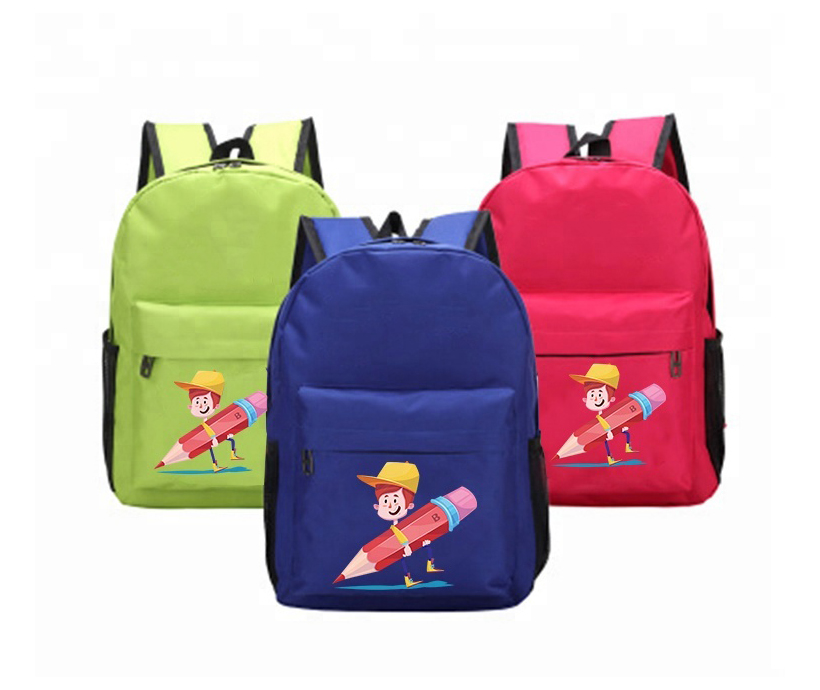 Wholesale Custom Logo Print Cute Girl Boy Kids Kindergarten Backpack School Bags