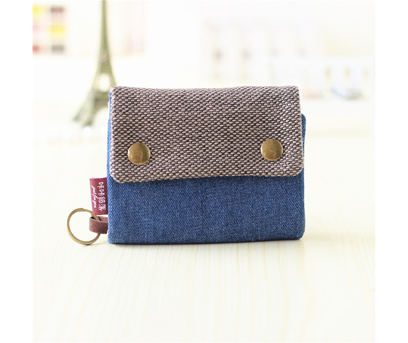 New Trendy Lovely Canvas Men's And Women's Small Wallet Wholesale Multi-function Key Bag