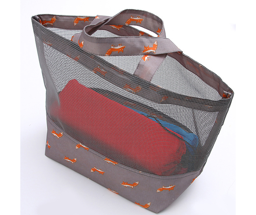 Alibaba High Quality Multi-functional Large Mesh Beach Tote Bag Factory