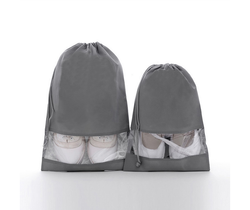 Customized Non-woven Travel Shoes Storage Dust Bag Drawstring Bag