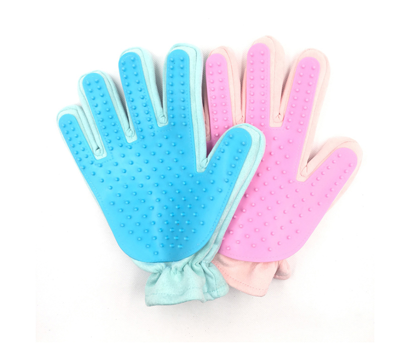 2018 New Design Upgrade Pet Grooming Glove Custom Logo