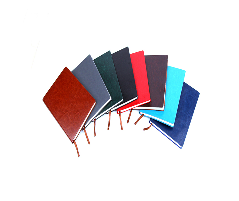 2019 Hot A5 PU Custom Soft Cover Leather Diary Notebook Logo Notebook