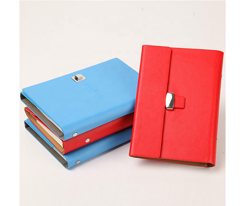 New Design Customized Notebook Color Notepad Leather Hardcover Notebook