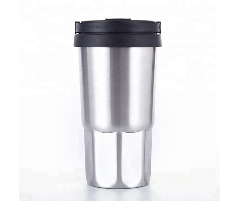 New Custom Logo Portable 500 ml Car Coffee Cup Water Mugs Stainless Steel Bottles
