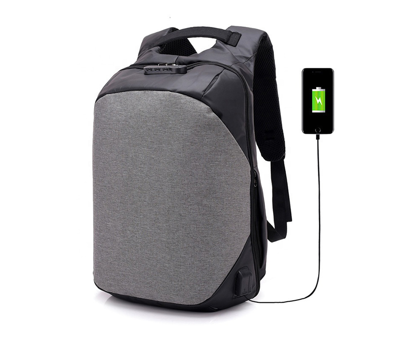 USB charging smart backpack anti-theft password lock shoulder waterproof business travel college backpack