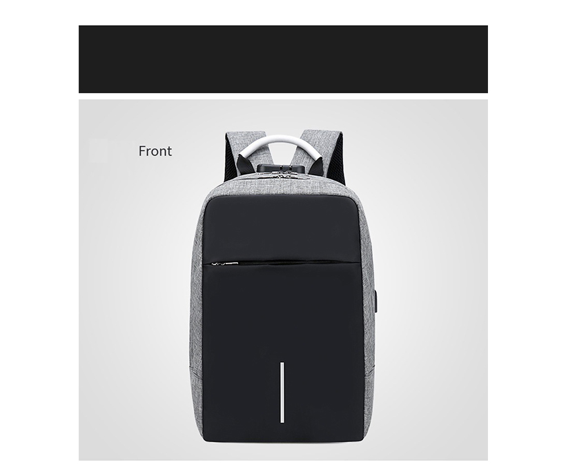 Wholesale new fashion backpack water resistant with usb college anti theft laptop school bag