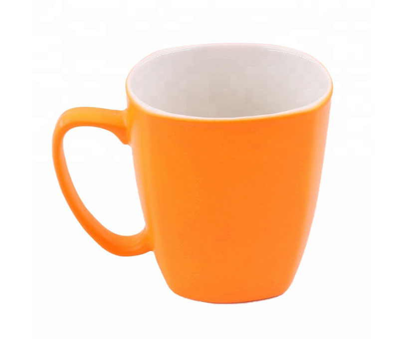 Candy color matte rubber coating cup Coating mug coffee cup custom