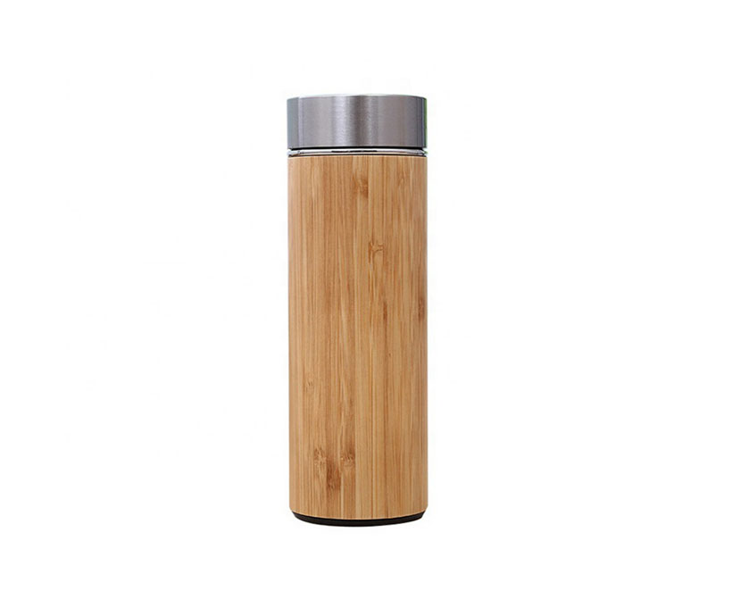 BPA Free New Design Non-leak Double Wall Bamboo Coffee Cup